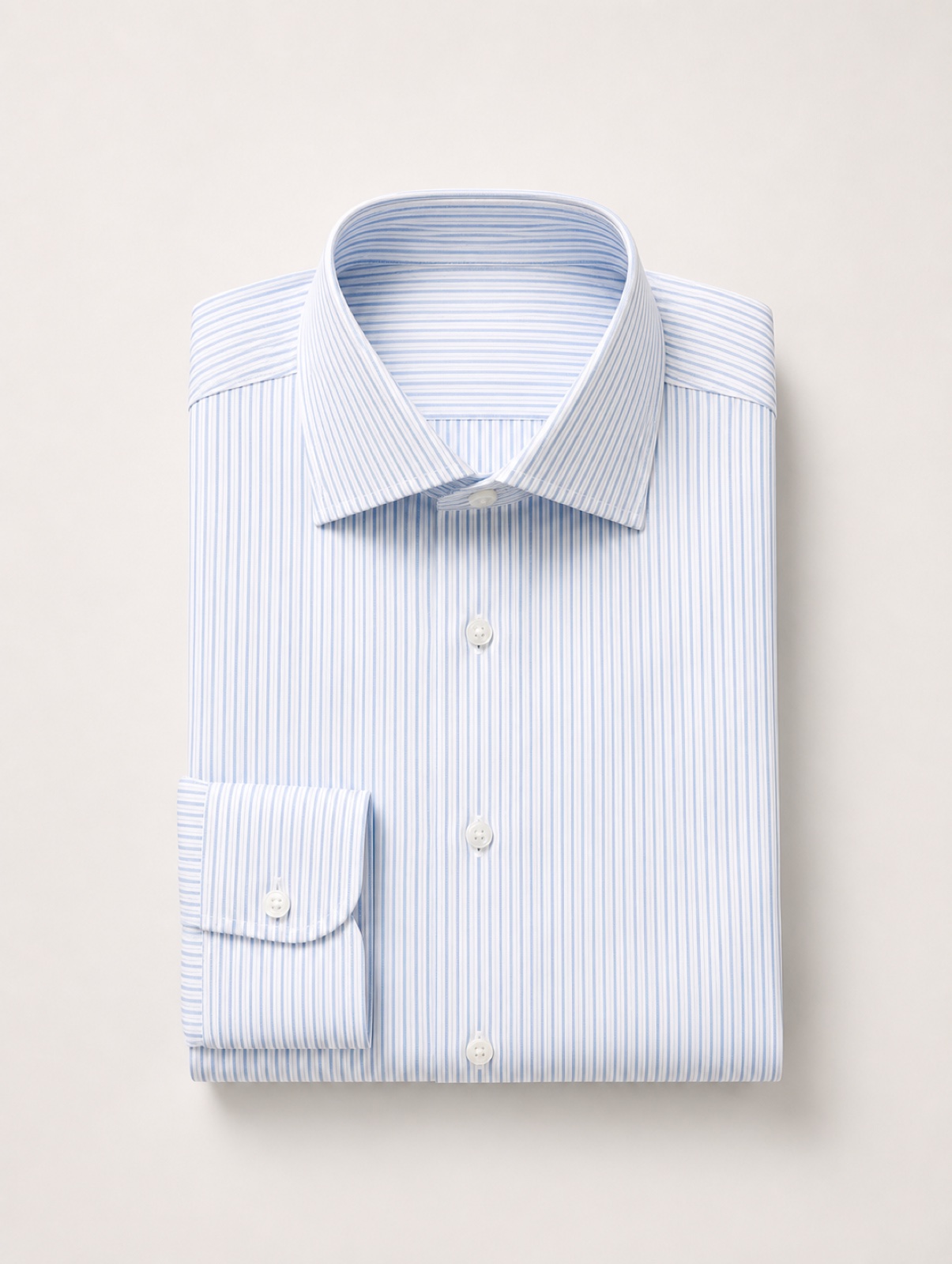 Chemise rayée bleue